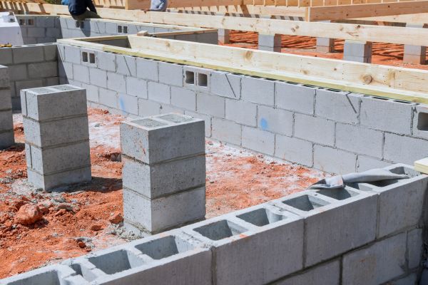 Cement Block Installation in Scranton