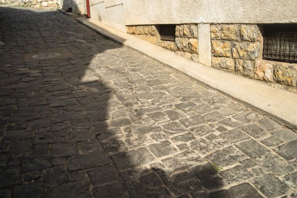 Stone Sidewalk Repair in Scranton
